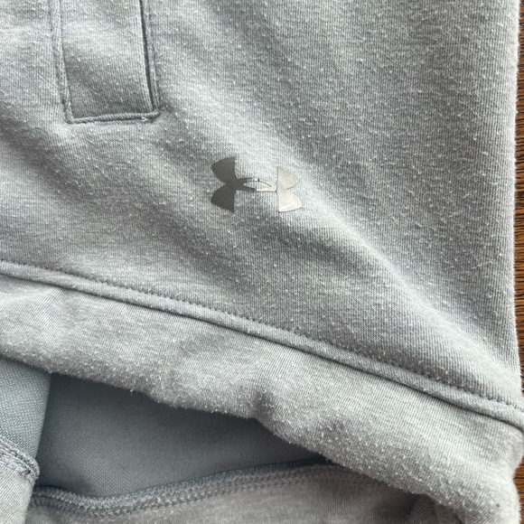 Under Armor San Francisco Giants Gray Hoodie Sweatshirt Drawstring Waist Sz M - Picture 5 of 9